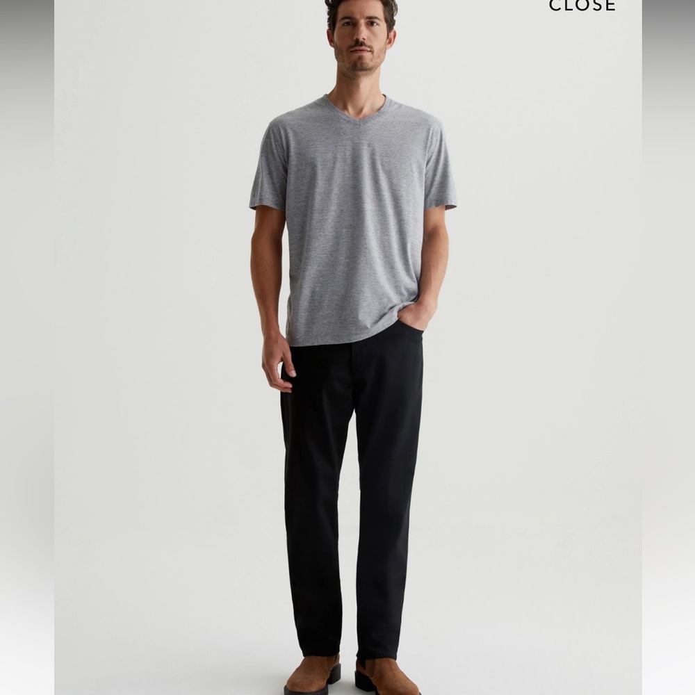 AG GRADUATE TAILORED LEG BLACK JEANS - Picture 3 of 16